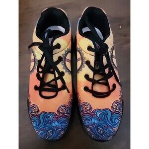 Yes We Vibe Shoes Mens Size 6 Womens Size 8 Orange
